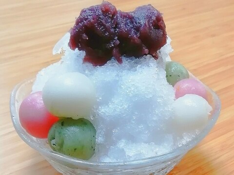 和菓子トッピング★★かき氷